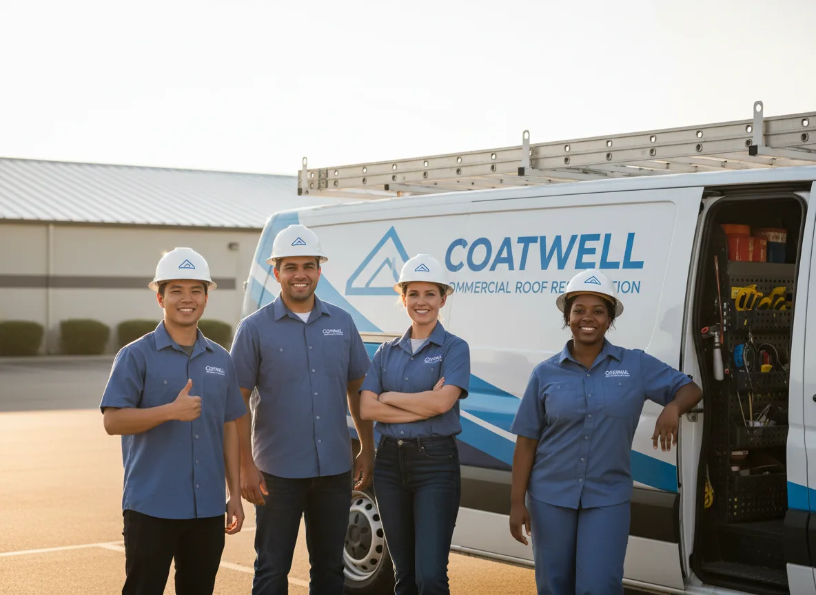 Commercial roof coating company in Garland, UT